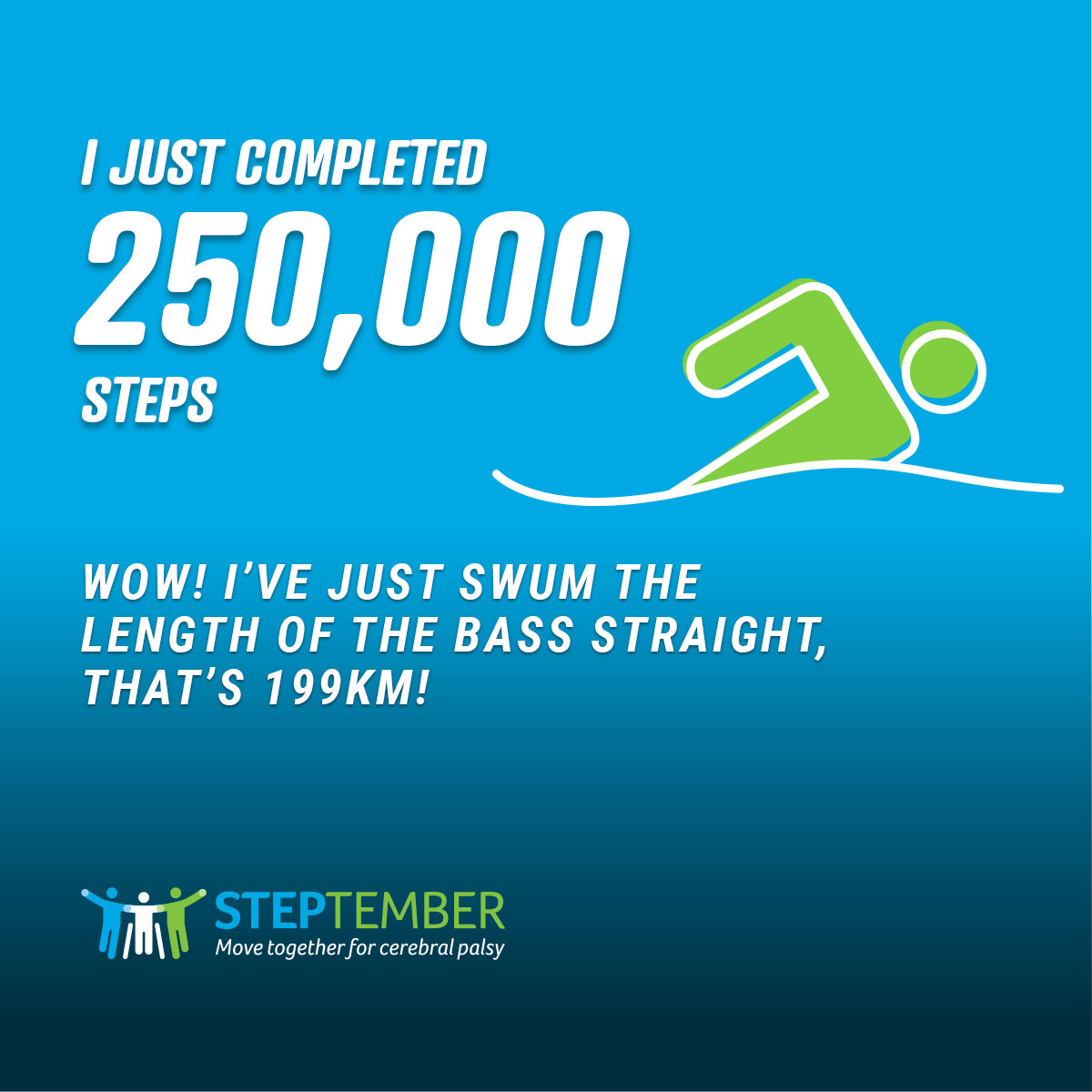 Social Post - 250,000 Steps