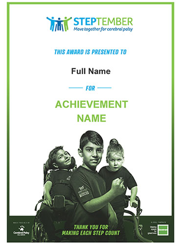 STEPtember Certificate - Generic