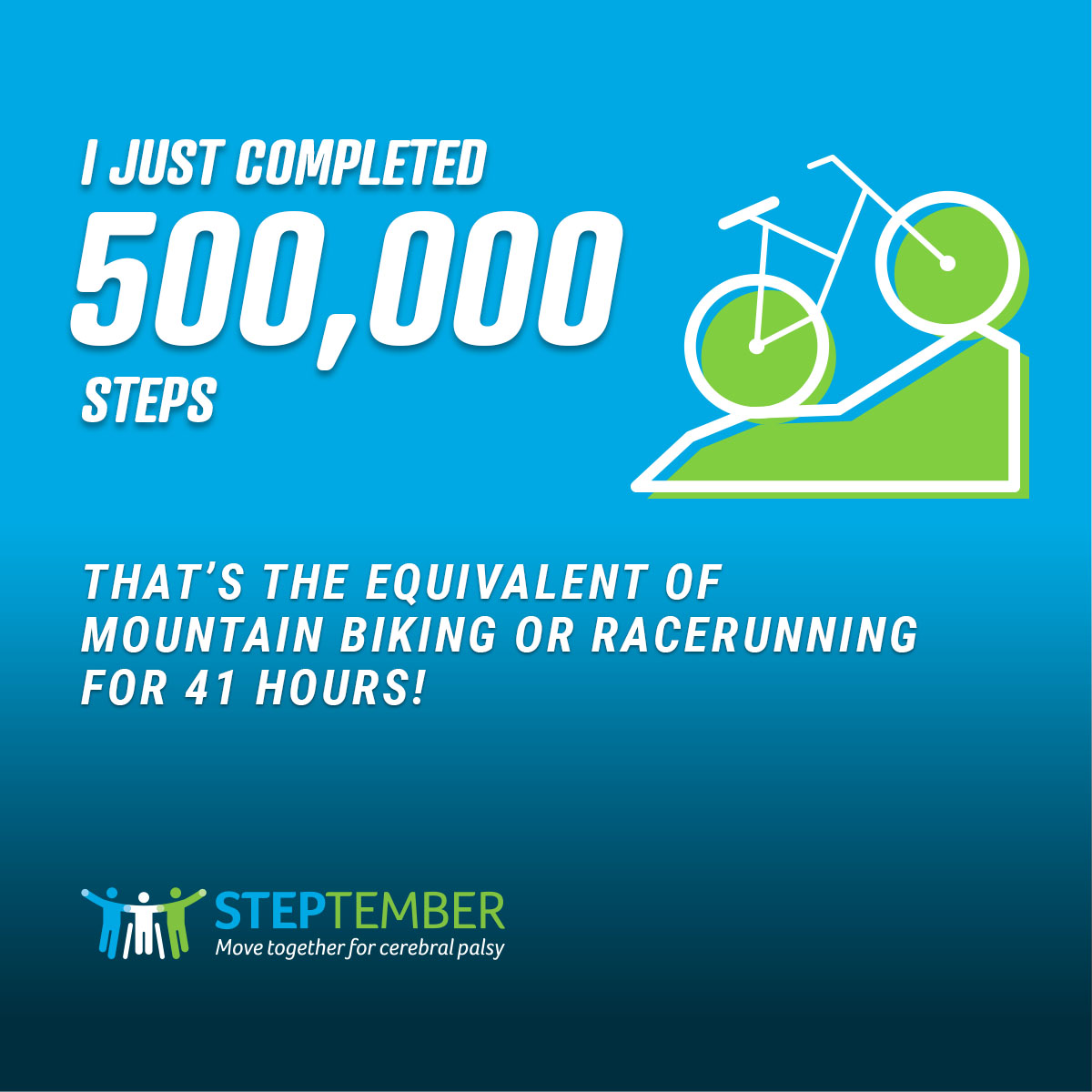 Social Post - 500,000 Steps