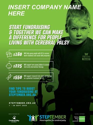 Editable Poster - Start Fundraising