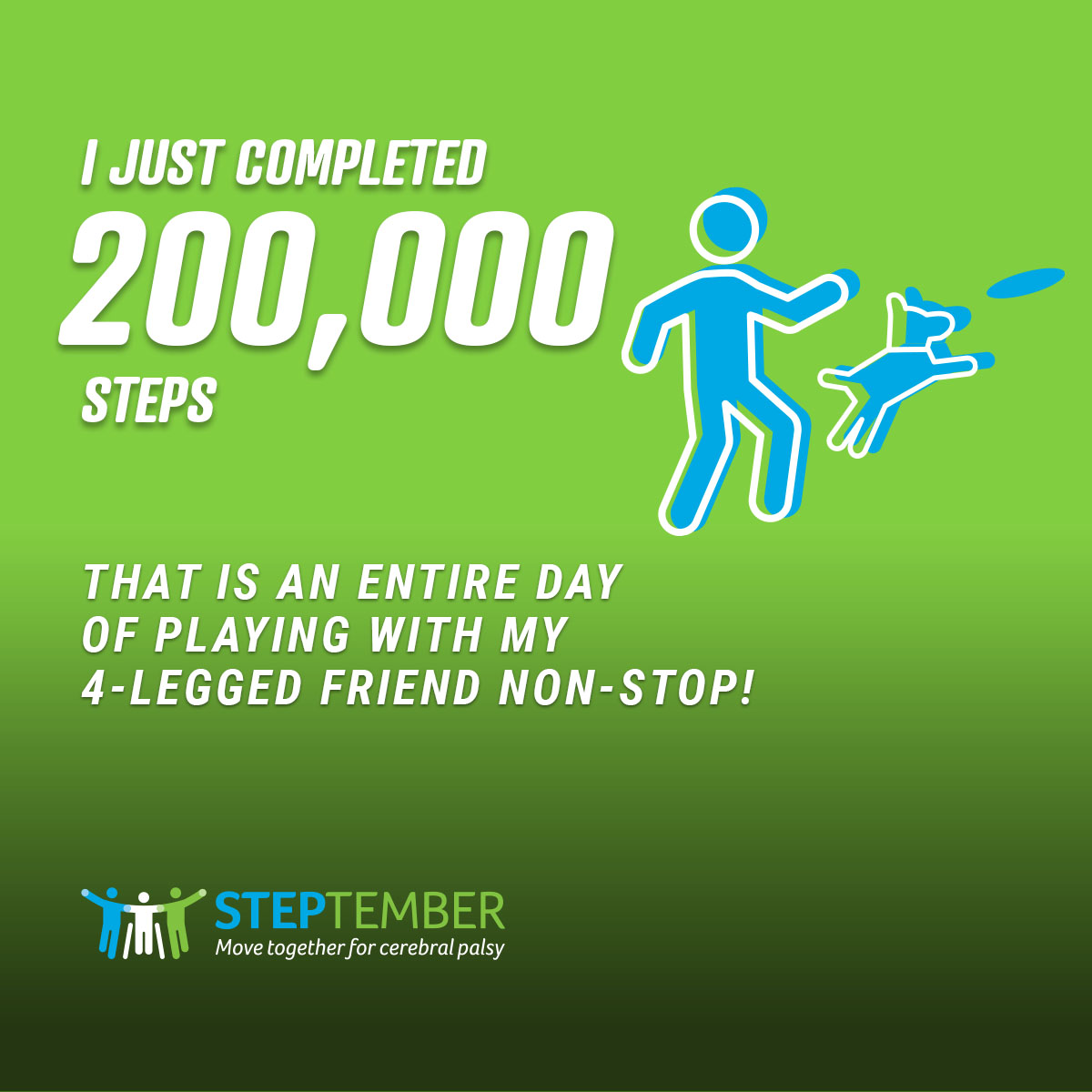Social Post - 200,000 Steps